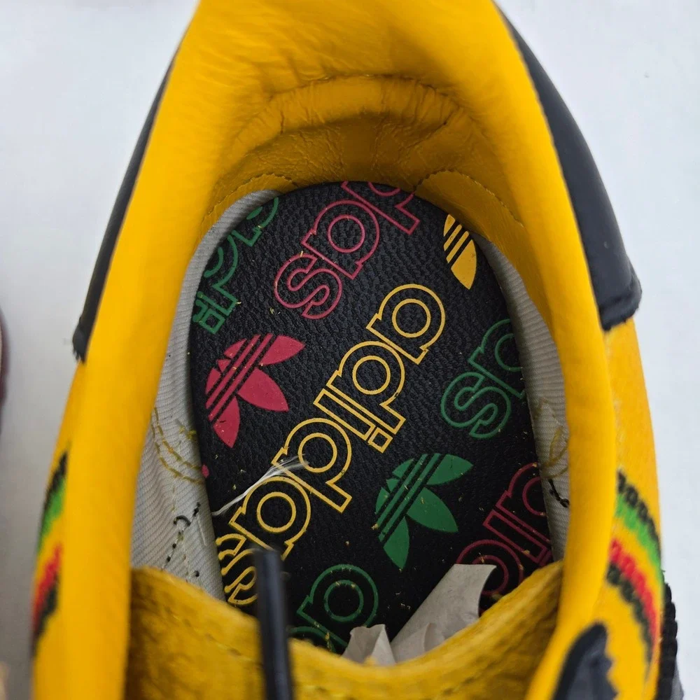 Adidas SL 72 RS JFF Bob Marley Jamaica Yellow Black Sneakers KI8575 Mens 5 NEW